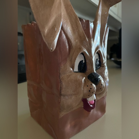 Easter Ceramic Bunny Container - Picture 2 of 10